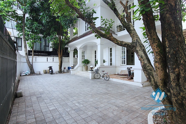 An elegant and high-end villa with a big yard for rent in Tay Ho area